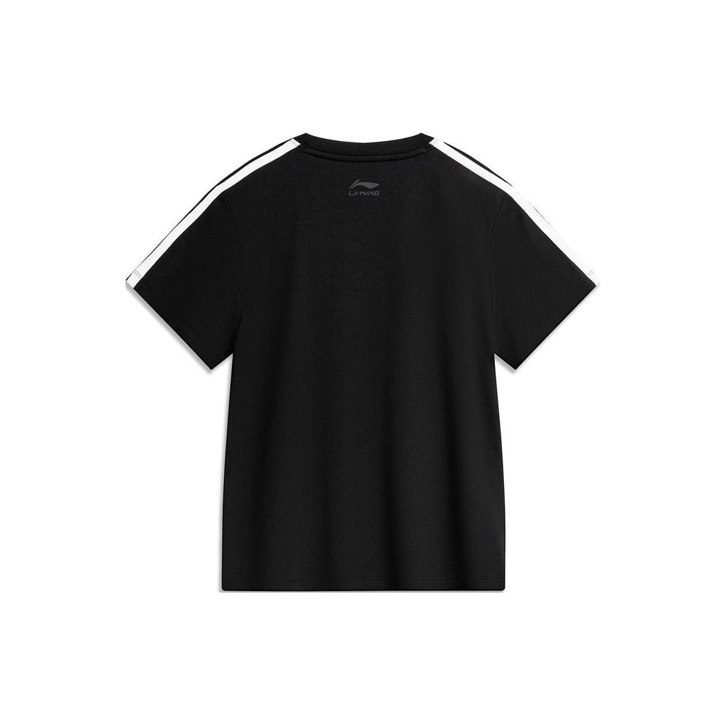 Li Ning Sports Life Collection T Shirt Women's Black AHSU712-2