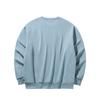 Anta Lifestyle Series Pullover Round Neck Letter Logo Breathable Sports Long Sleeve Sweatshirt Men Sweatshirt Light-Blue 952448709-1