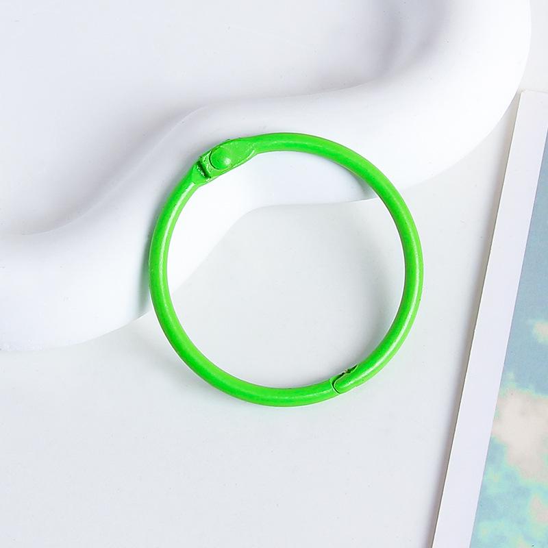 45mm Candy Color Open Card Ring for DIY Jewelry and Keychains