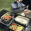 Fenteer USB Lunchbox Heater Insulated Bag with Zipper, Meal Reheating Food Warmer for Travel, Office, Cooking, Picnics, Camping, Gray