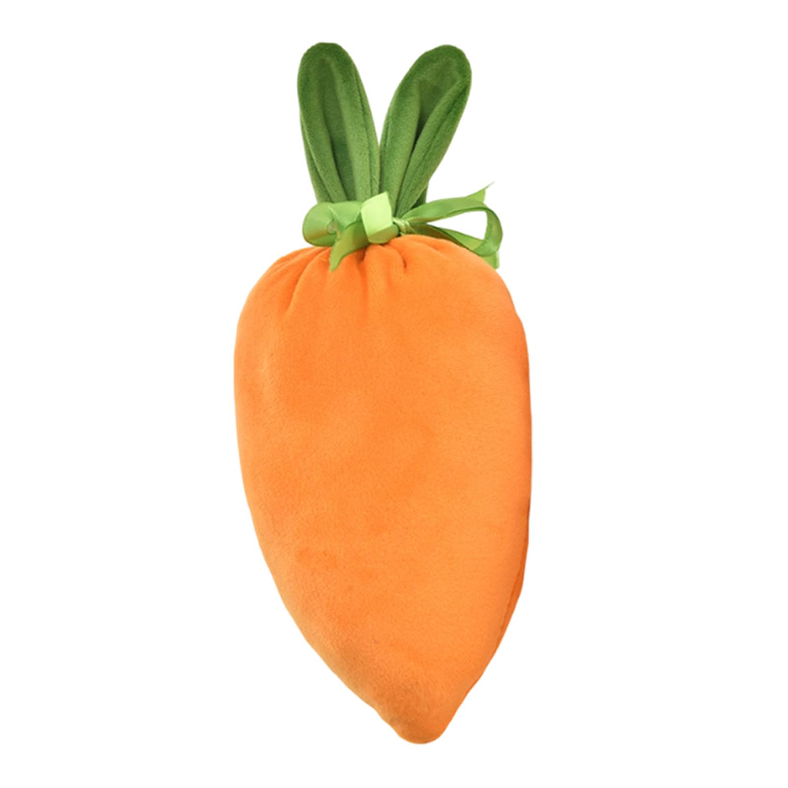 

Carrot-shaped Bunny Ear Drawstring Gift Bag Perfect For Parties And Easter. One Size шафрановий