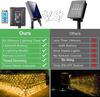 Christmas Net Lights Outdoor Solar Powered Mesh Light Waterproof Timing Dimmable for Tree Garden Yard Wedding Party Decoration