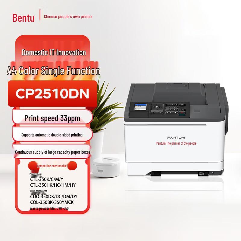 Pantum A4 Laser Printers CN plug (adapter included)