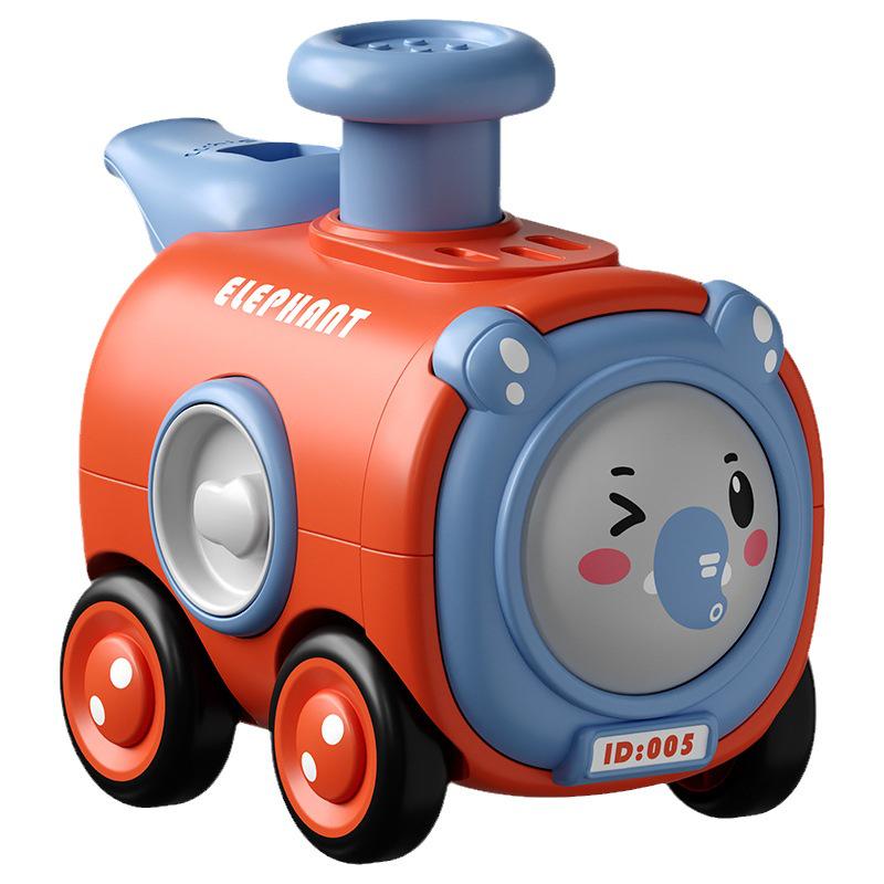 Children's Face-Changing Inertial Toy Train - Durable Cartoon Car for Boys