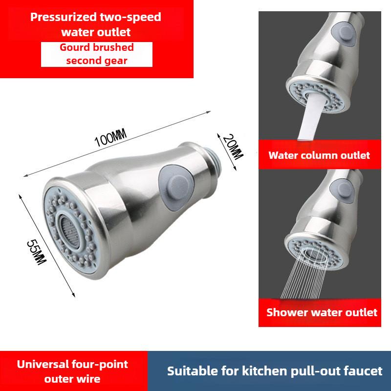 Multiple Options ABS Kitchen Tap Pull Out Parts Kitchen Faucet Replacement Parts Faucet Accessorie Spouts Kitchen Faucet Nozzle