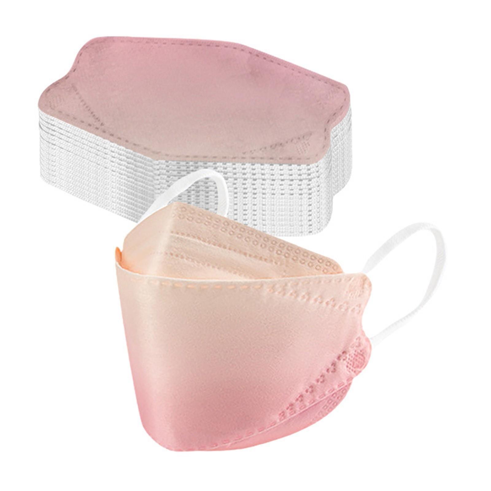 

Маска для взрослых KF-94 с градиентом «рыбий рот», модная 3D-градиентная 4-слойная защитная маска One Size розовый