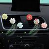 Car Perfume Metal Holder Flowers Decorative Aromatherapy Clip For Car Vent Air