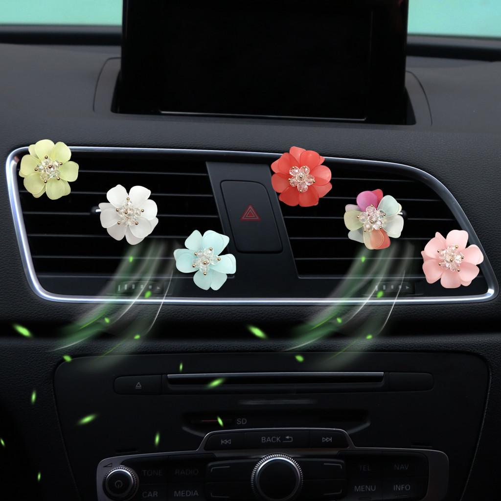 Car Perfume Metal Holder Flowers Decorative Aromatherapy Clip For Car Vent Air