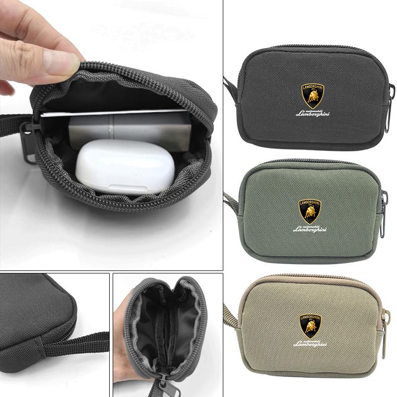 For Lamborghini LP570 LP610 Urus LP700 LP770 Gallardo Aventador Key Handbag Wallets High Quality Car Logo Portable Storage Bag blvc8