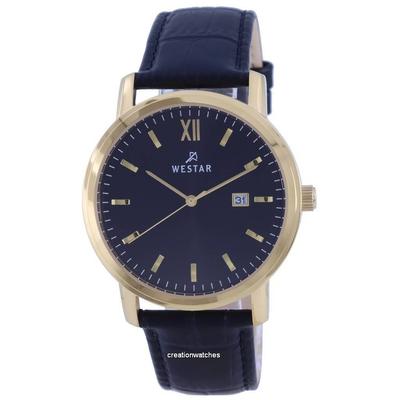 Schwarzes Zifferblatt, goldfarbener Edelstahl, Quarz 50244 GPN 103 Herrenuhr