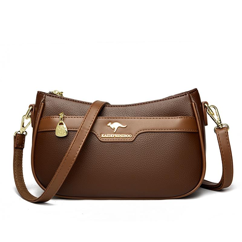 

Bags Women s bags Fashion mother bags Casual messenger bags Women s shoulder bags Small square bags темно-коричневого кольору