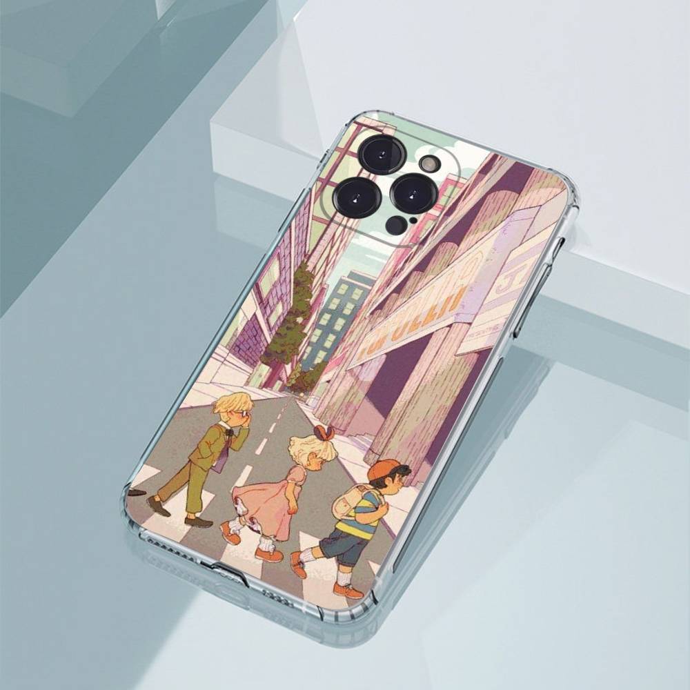 

E-EarthBound Game Phone Cases For iPhone17,16,15,14,13,12,11,Pro,Max,Plus Luxury Camera Protection Plastic iPhone13