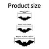 3D Bat LED Decoration Removable LED Lighted Stickers Creative Glow in the Dark Wall Stickers Spider Atmosphere Halloween Decor