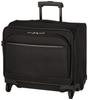 Ace Gene "Flexroof 2" Business Trolley, Carry-on Suitcase with Stopper and Silent Casters, for 2-3 Days, 43 Cm, Black, Dimensions: H30 X W19 X D8 Cm
