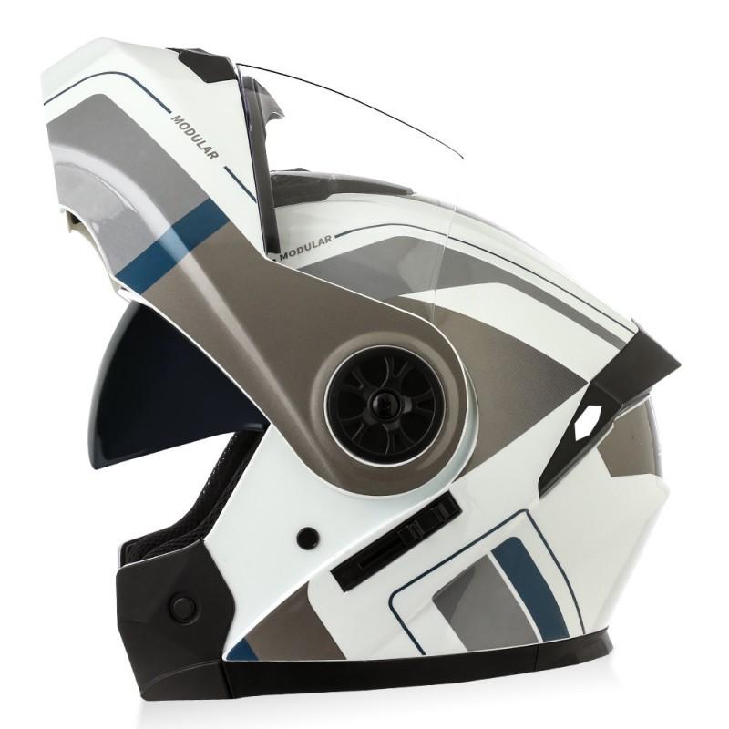 BLD Factory-direct Electric Motorcycle Helmets With Dual Lenses Removable Detachable Cycling Men Women