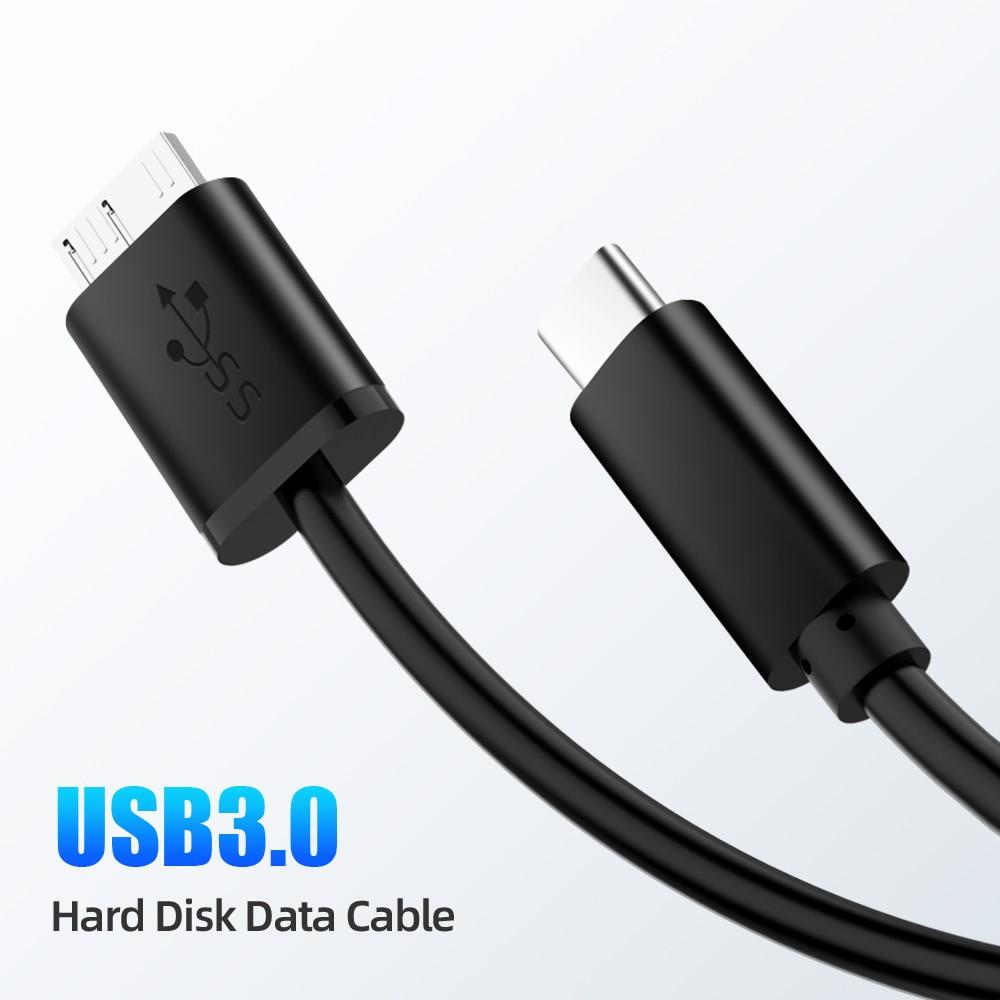 

Кабель USB-C на Micro-B 3.0 для HD-устройств 0.5M