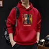 Men's Plus Velvet Hooded Sweatshirt - Heavyweight Autumn/Winter High-Street Style Trendy Jacket