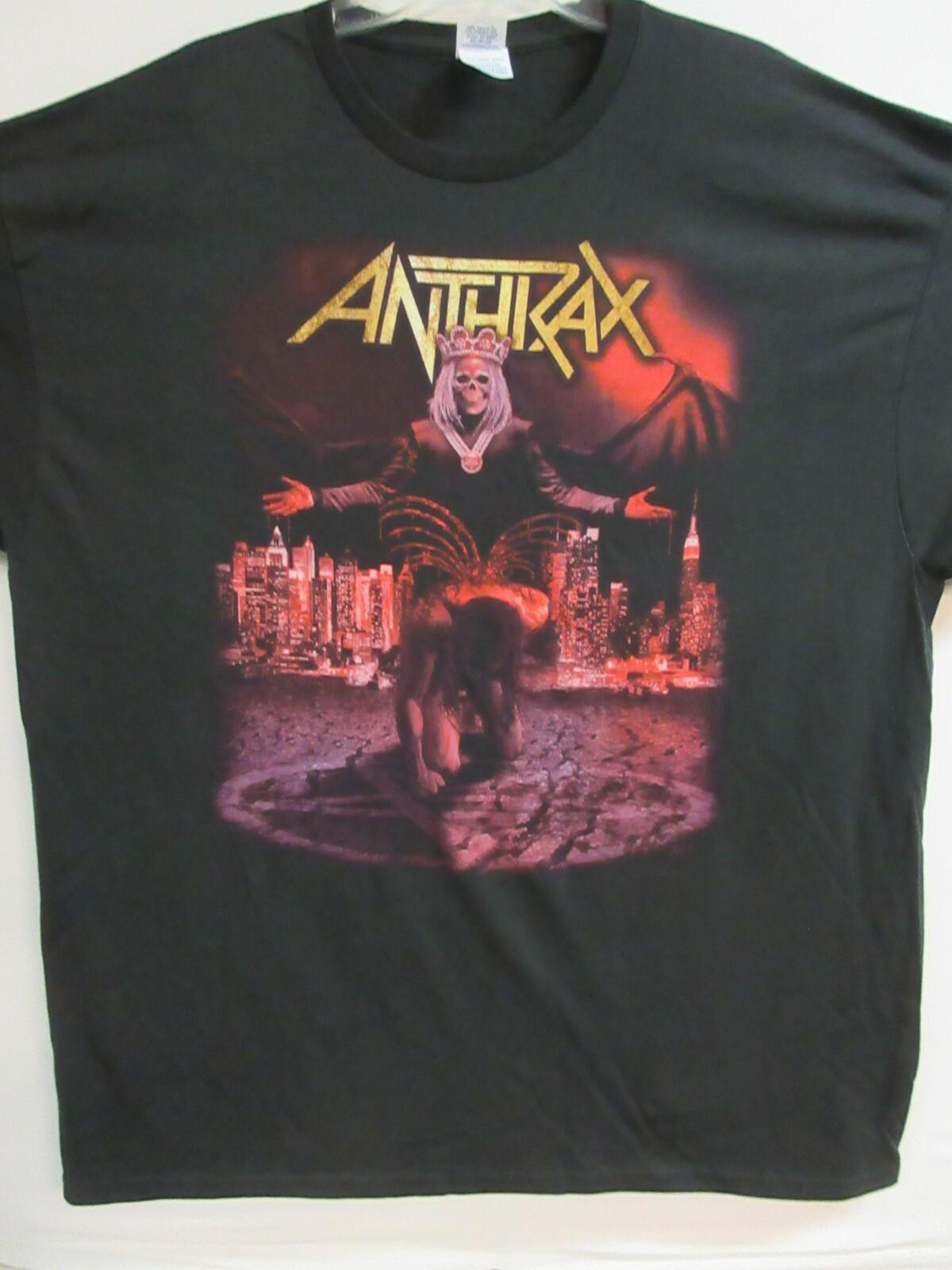 ANTHRAX OFFICIAL MERCH BLOODY WINGS M-O BAND CONCERT MUSIC T- 2XL / XXL Unisex T-Shirt L