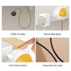 Electric Hang Cat Ball Toy Exercise Kitten Toy Interactive Cat Ball Toys Automatic Cat Toy For Self-Play & Exercise Funny Cat