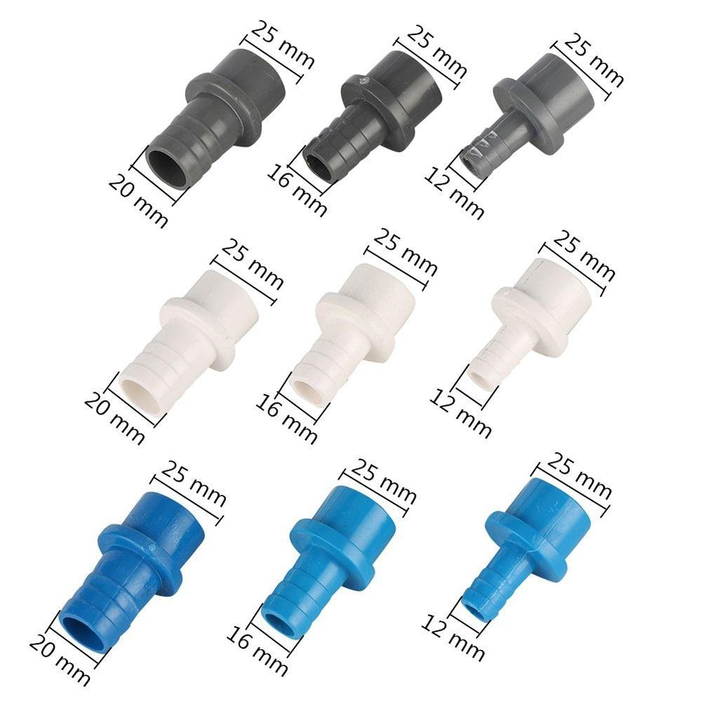5 Pezzi 20/25/32mm a 8-25mm Connettore Pagoda in PVC Raccordi per Tubi per Acquario Serbatoio per Pesci