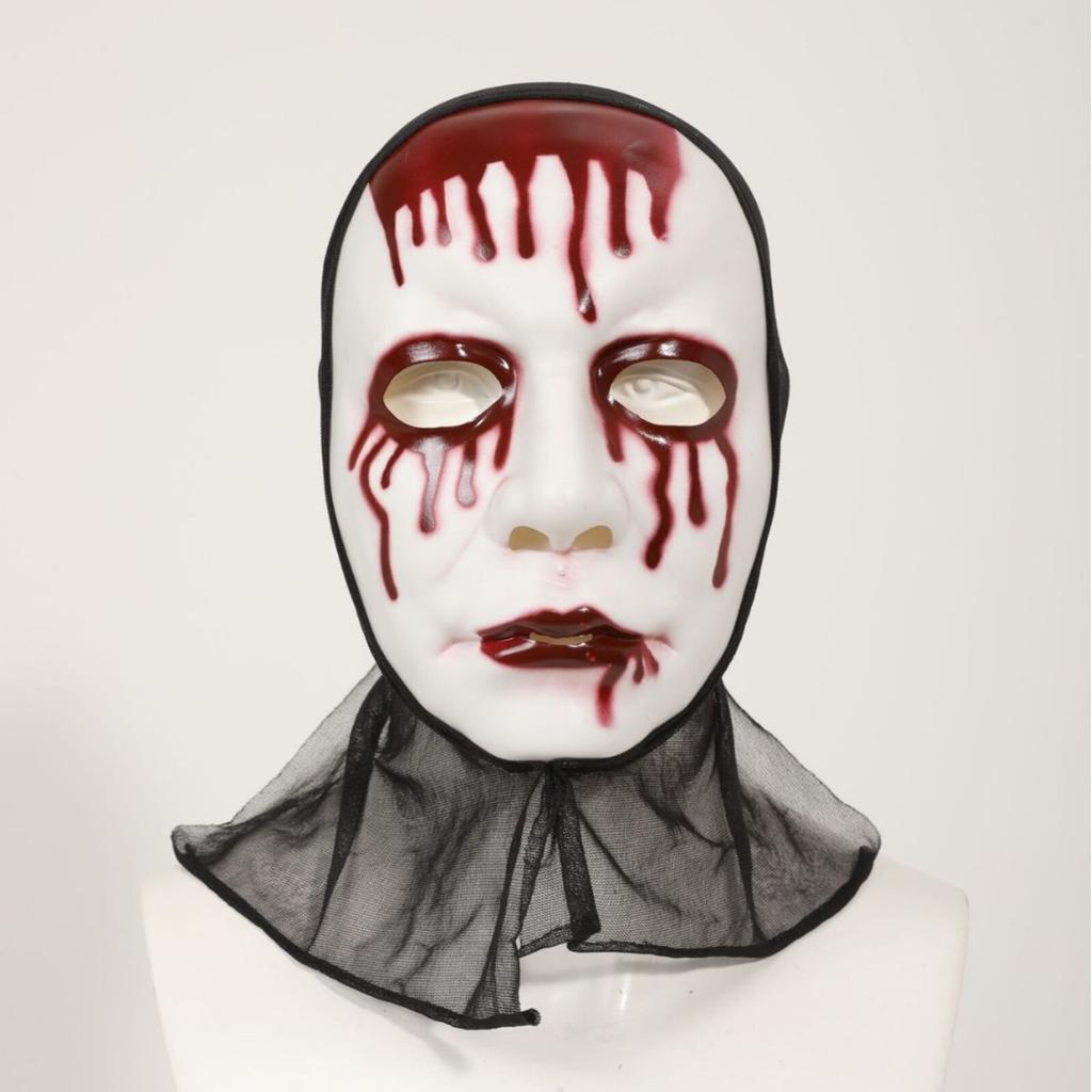 Funny Bloody Horror Mask Masquerade Horror Headgear Performance Party Dress Props