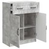Sideboard Concrete Grey 66 x 34.5 x 87 cm Particleboard