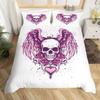Three-Piece Purple Wing Digital Printing Bedding Home Textile Three-Piece Set