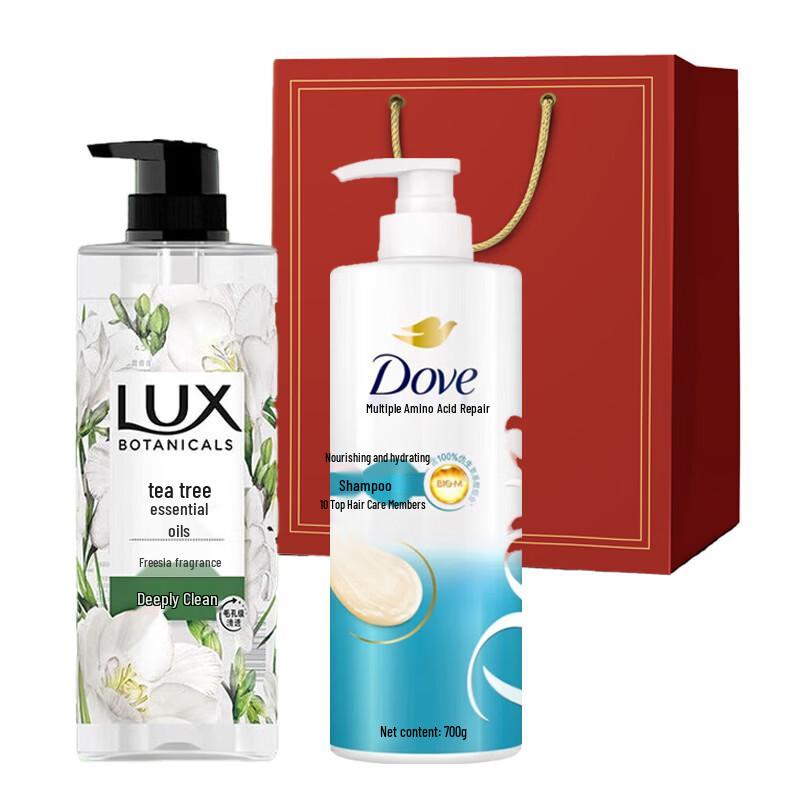 Dove Family Pack Shampoo & Body Wash Set
