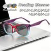 New Anti Blue Light Photochromic Presbyopia Glasses Women's Fashion Cat-Eye Frames Outdoor Color-Changing Lenses Reading Glasses