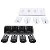 Controller Charger Station for Wii Remotes Controller Charger Dock Station with 4 Pack 2800mAh Recha