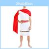 Unique Couples Red Cloak Costume Perfect For Halloween And Theatrical Performances
