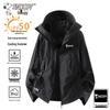 SNOOPY Men's Hooded Lightweight Ice-Feel Sun Protection Jacket