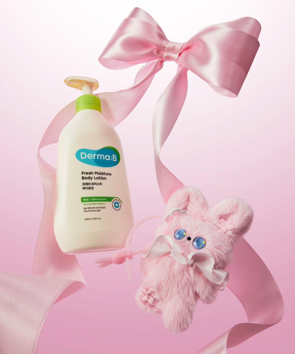 [Raehavel Collaboration] Fresh Moisture Body Lotion 400ML Double Set (Keyring Included)