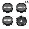 4PCS OD 60MM / ID 56MM Cap For Rims WORK EMOTION EQUIP MEISTER VS Emblem Wheel Center Cap Sport Car Logo Wheel Cover Hub Caps