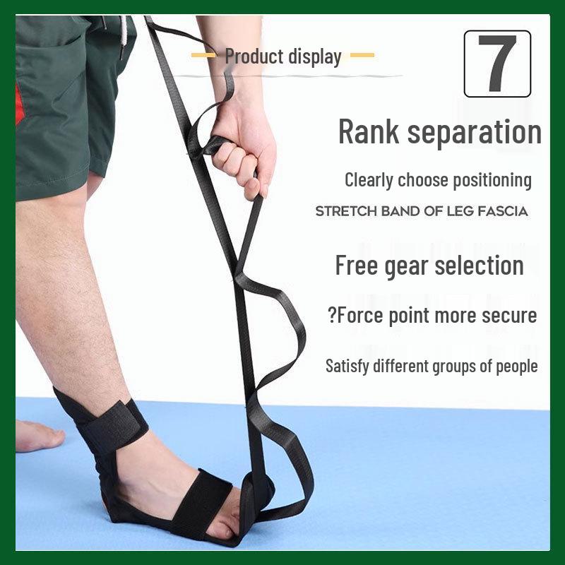 Foot Drop Stretching Strap for Ankle Rehabilitation and Yoga