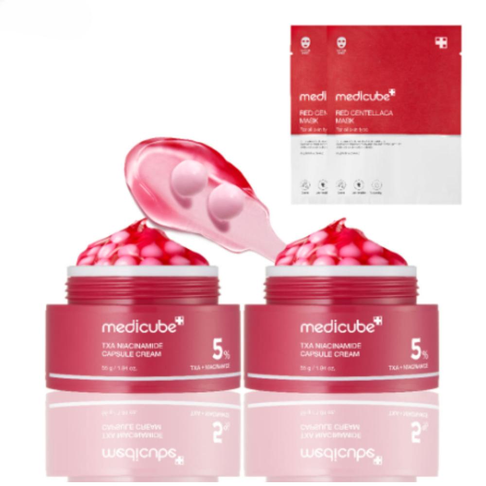 

Medicube Tranexamic Acid Spot Capsule Cream — Dark Spot & Tone-Correcting Moisturizer (55ml × 2)