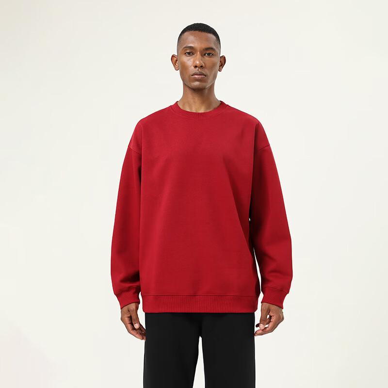 Men s Polyester-Cotton Blend Crewneck Sweatshirt L