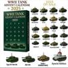 WWII TANK Advent Calendar Blind Box Christmas Tree Decoration-DG