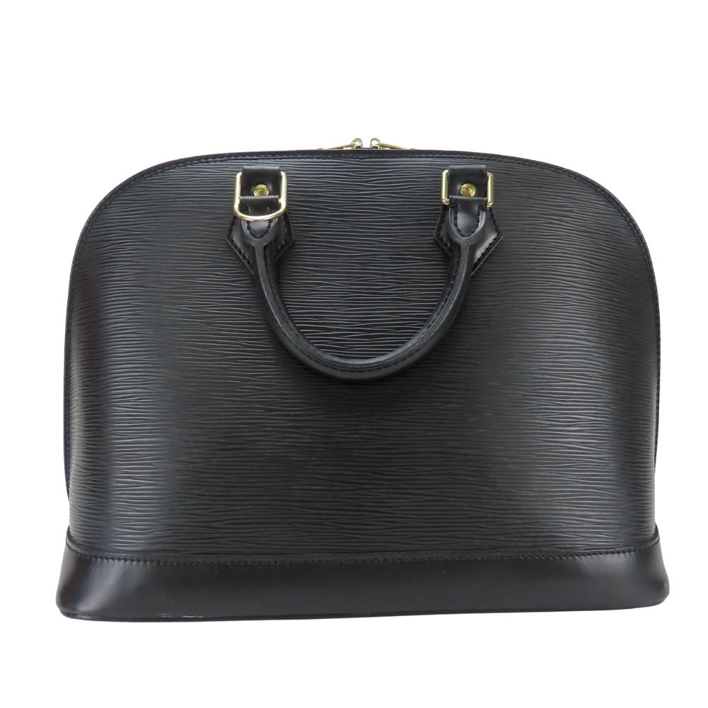 Used LOUIS VUITTON Handbag Alma M52142 Epi Leather Noir black chic