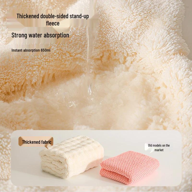 Nowy przyjazd: Damski szybkoschnący, chłonny ręcznik do włosów - duży szal na głowę do ochrony włosów