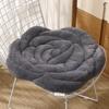 Rose Petal Plush Office Chair Cushion - Comfort for Long Sitting Sessions