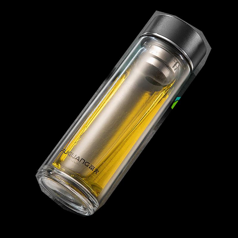 FUGUANG Zhengtai Double-Layer Heat-Resistant Glass Teacup