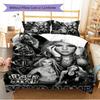 Name Custom Shakira Pattern Bedding Set Quilt Cover Pillowcase Home Decor Gift (1 * duvet cover + 2 * pillowcase, without core)