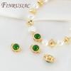 Spacer Beads 18K Real Gold Plated Separator For Beads DIY Bracelets Accessories Bead For Needlework Necklaces Jewelry Findings