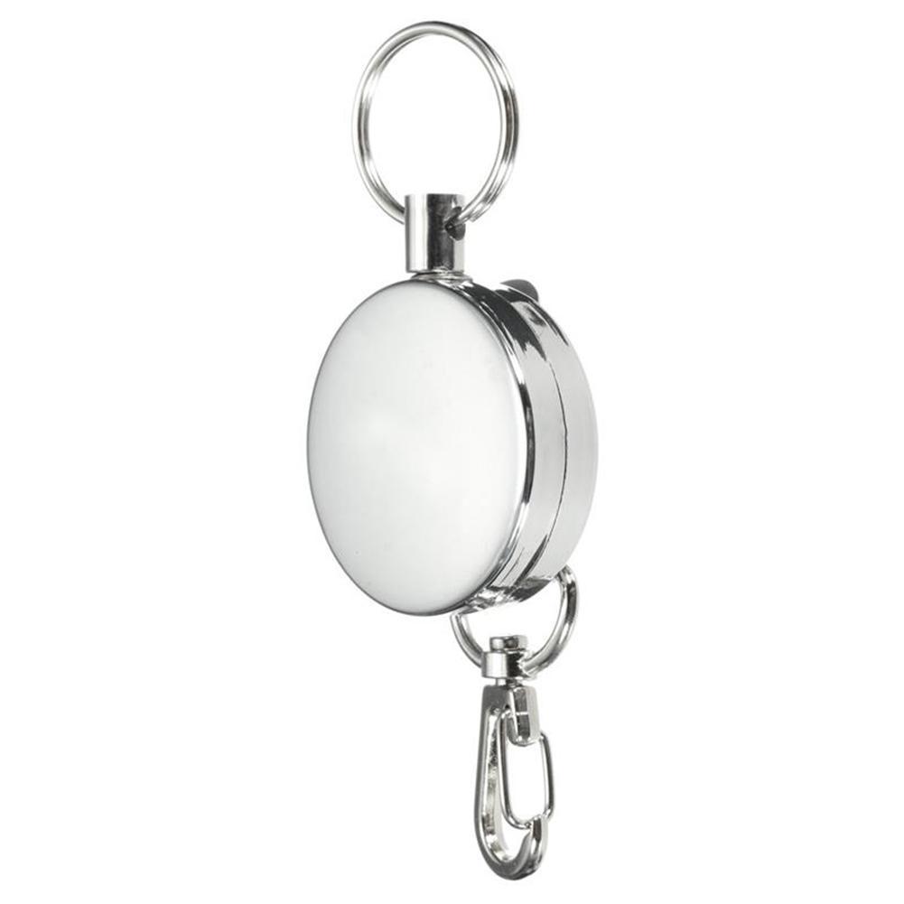 Retractable Key Chain Key Card Badge Holder Steel Recoil Ring Pull Belt Clip New Retractable Key Chain Key Card Badge Holder Steel Recoil Ring Pull Belt Clip New
