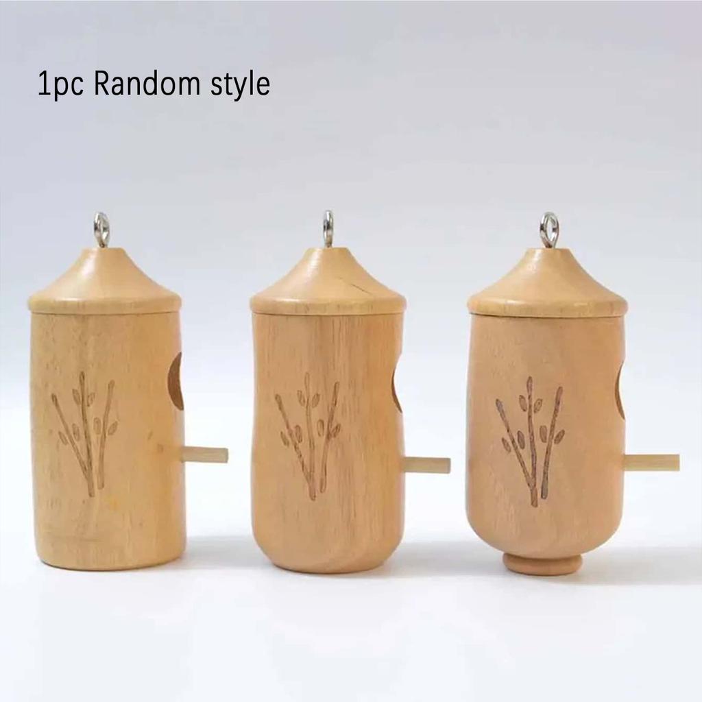 Outdoor Hanging Wooden Hummingbird Feeder House for Garden Decoration Ideal Gift for Bird Lovers