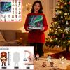 2D Plane+airplane Box +24PC  Lights Countdown  Box Christmas Advent Calendar