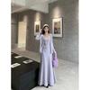 Autumn 2025 Women's Trendy Cardigan Set: Strapless Pleated Vest, Long-Sleeved Jacket, High-Waisted Skirt