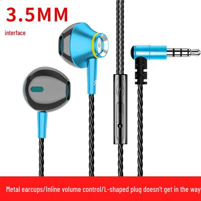 Metal Magnetic Gaming Earphones, Wired In-Ear with Type-C Angled Plug for Precise Sound Localization