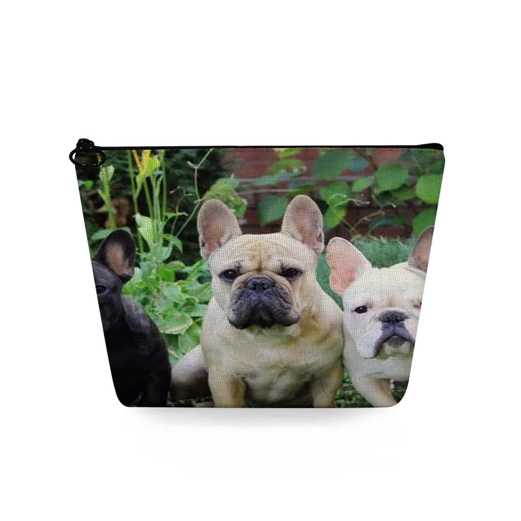 Women Dog Print Cosmetic Bag Toiletries Organize Travel Storage Case 6783